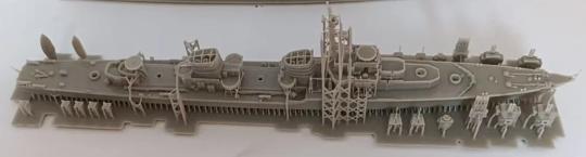 1/700 German Destroyer Z-52 class 3D printed 