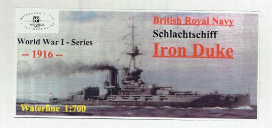 HMS Iron Duke Battleship - 1916 - 