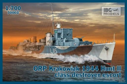 ORP Krakowiak 1944 Hunt II class destroyer escort 