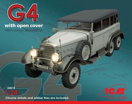 G4 with open cover WWII German Personnel Car 