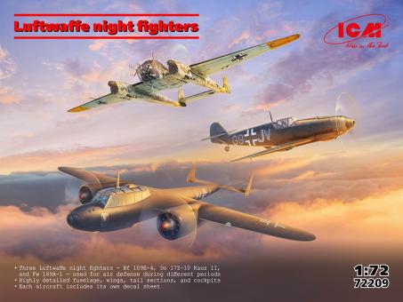 1/72 Luftwaffe Night Fighters - three pcs 