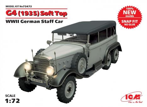 G4 (1935) Soft Top WWII German Staff Car 