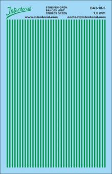 Streifen Gr&uuml;n 1,0 mm Stripes Green 