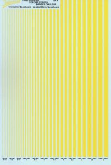 Streifen Gelb 0,25 mm - 5,0 mm Stripes Yellow 