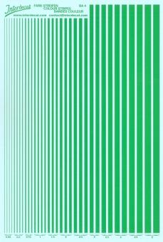 Streifen Grün 0,25 mm - 5,0 mm Stripes Green 