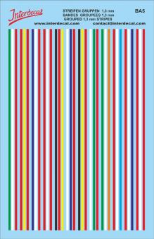 Streifen Gruppe (Flaggen) 1,3 mm Stripes groups (flags) 