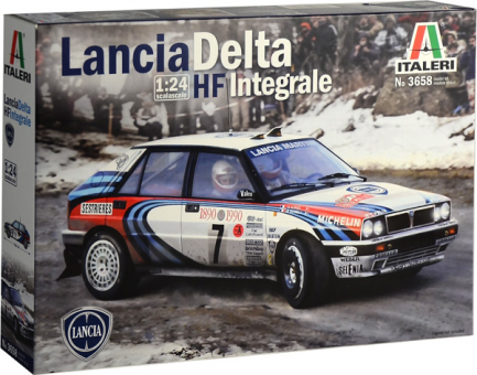 1/24 Lancia Delta HF Integrale 1990 Monte Carlo Rally 