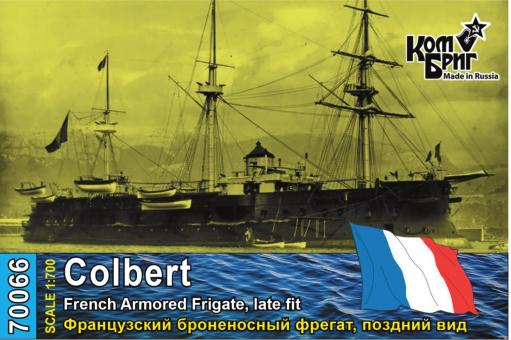 Colbert, French armoured frigate, late fit 