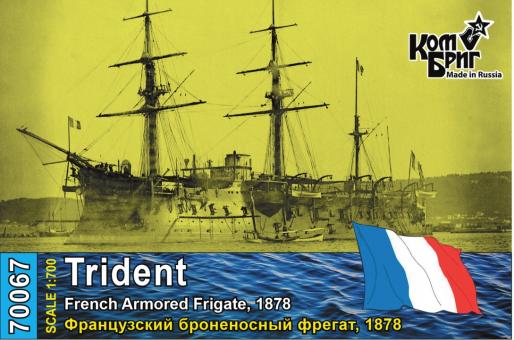 Trident, French armoured frigate, 1878 