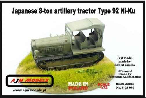 Japanese 8-ton artillery tractor Type 92 Ni-Ku 