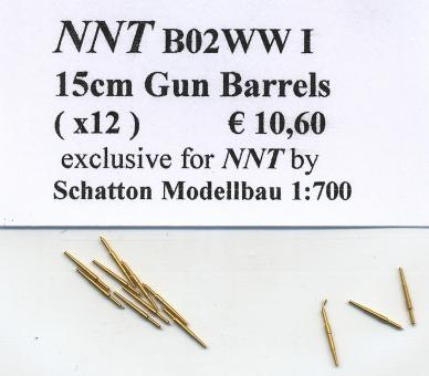 15cm Met.Gun Barrels(x12) WWI 