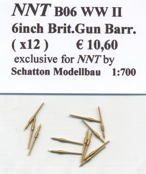 6inch Brit. Gun WWII (x12) 