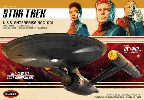 USS Enterprise NCC-1701 1/1000 from Star Trek Discovery 
