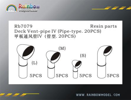 Deck Vent-Pipe IV (Pipe type 20 pcs.) 