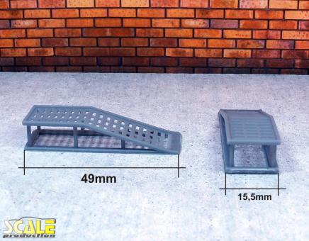 1/24 Car Service Ramps 2pcs 