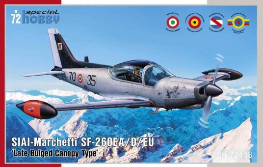 1/72 SIAI-Marchetti SF-260EA/D/W "Late Bulged Canopy Type" 