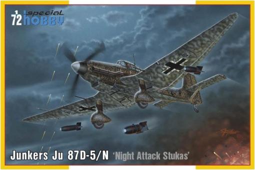 1/72 Junkers Ju-87D-5/N Night Attack Stukas 