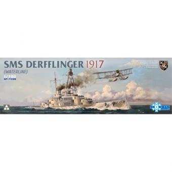 SMS Derfflinger 1917 (waterline) plus 3D printed FF-33E 