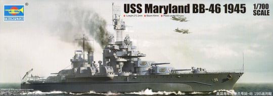 USS Maryland BB-46 1945 