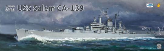 USS Salem CA-139 US Navy Heavy Cruiser Deluxe Version 