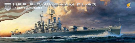 USS Birmingham CL-62 US Navy Light Cruiser 