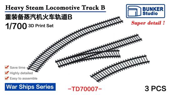1/700 Track B for Japanese Heavy Steam Locomotive 9600 