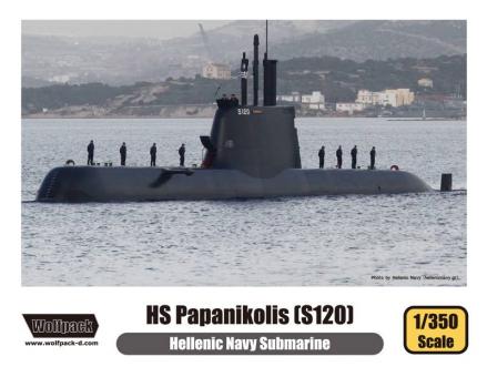 HS Papanikolis (S120) Hellenic Navy Submarine Premium Edition 