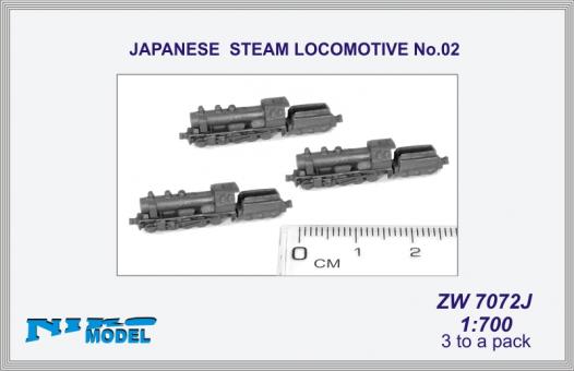 Japanese Steam Locomotive No. 02 (x3) 